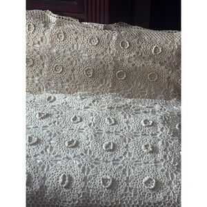 Crochet Pillow Sham Pillow Cases Queen/Twin Neutral A Set Of 2